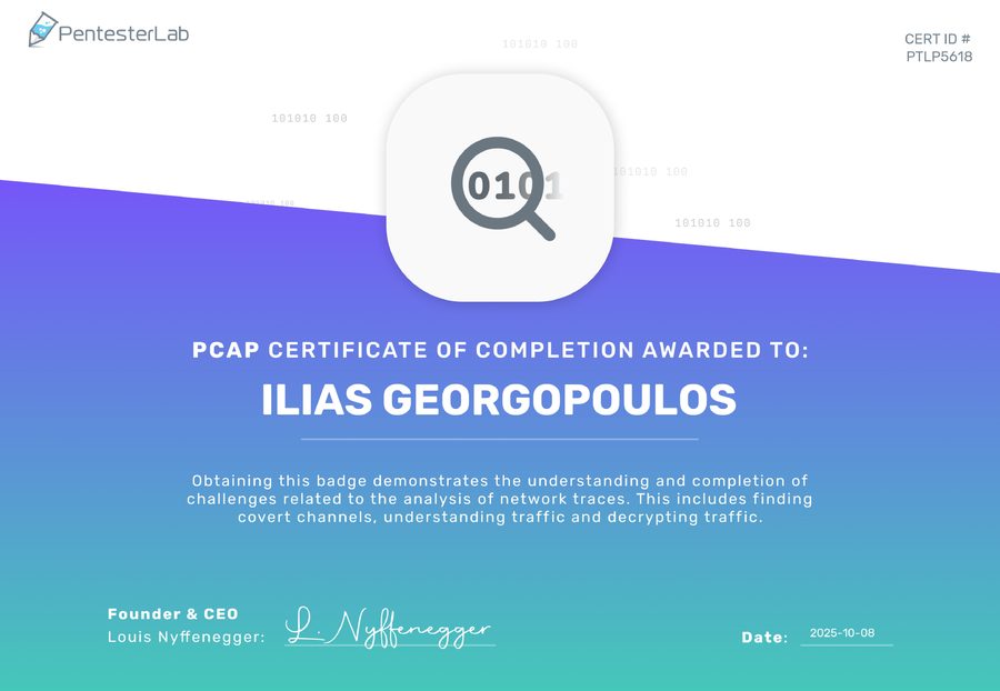 PentesterLab Badge