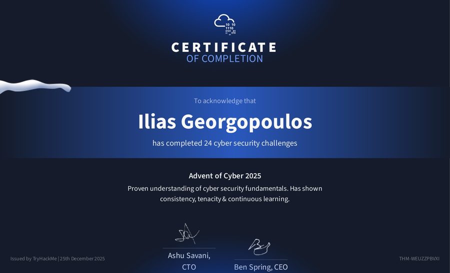 Cyber Advent 2025