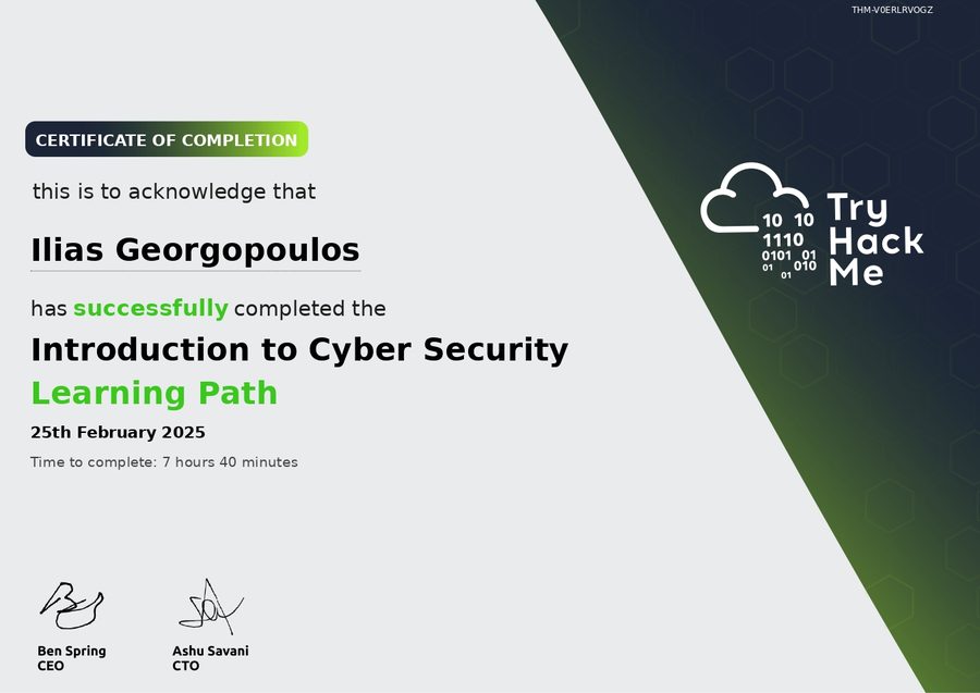Introduction to Cyber Security