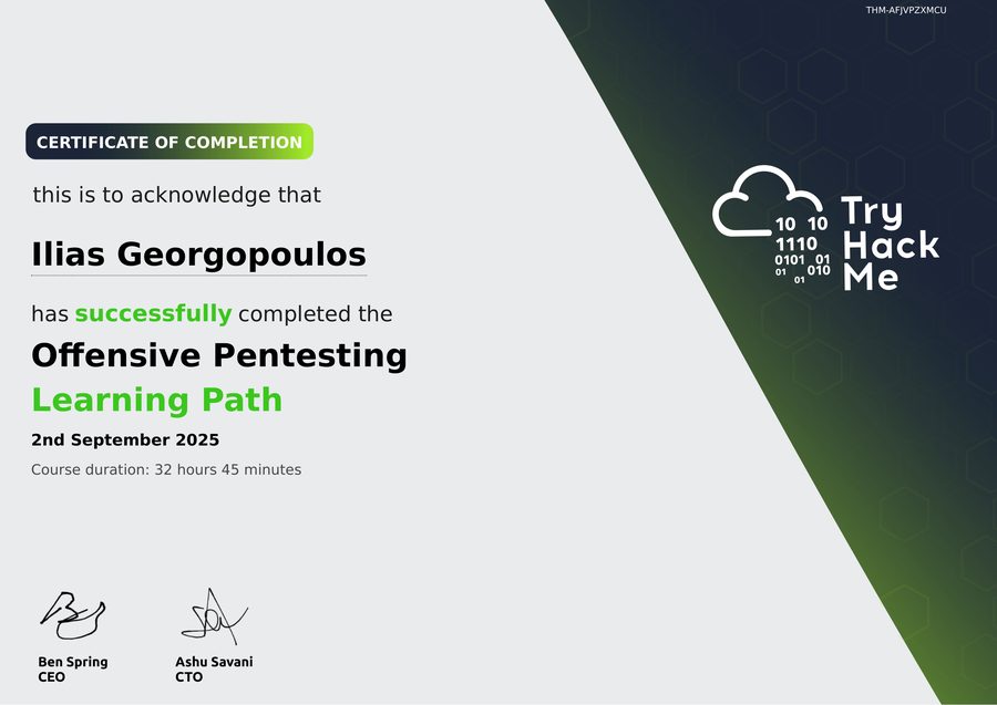 Offensive Pentesting